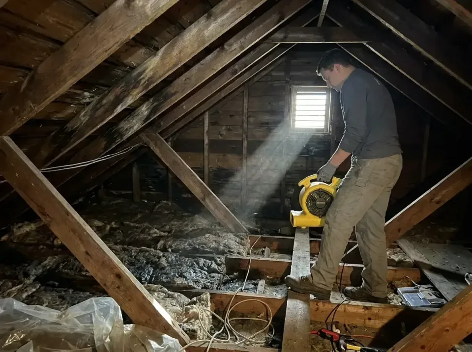 attic-water-damage-drying-proc-007 — frequently asked questions, Emergency Water Extraction & 24/7 Flood Response in Pulaski…